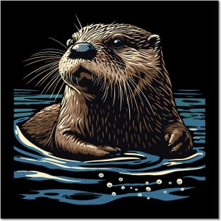 otter Posters and Art